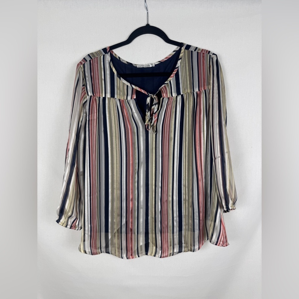 Retrology Striped Multicolor Women's Top